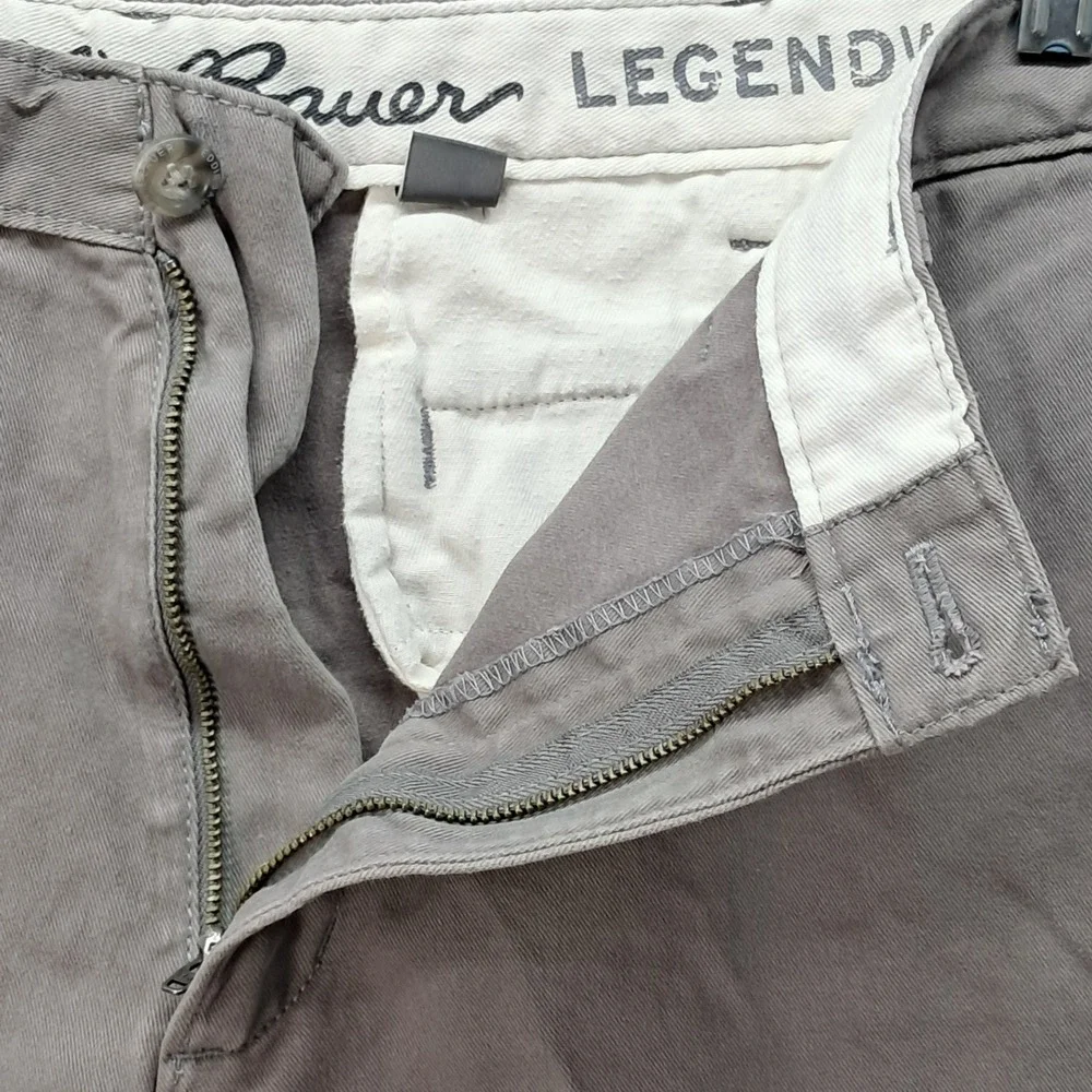 Eddie Bauer Mens Legend Wash Chino Shorts Size 40 Gray Outdoor Casual 7613